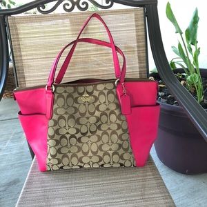 COACH F37231 AVA TOTE IN SIGNATURE PURSE